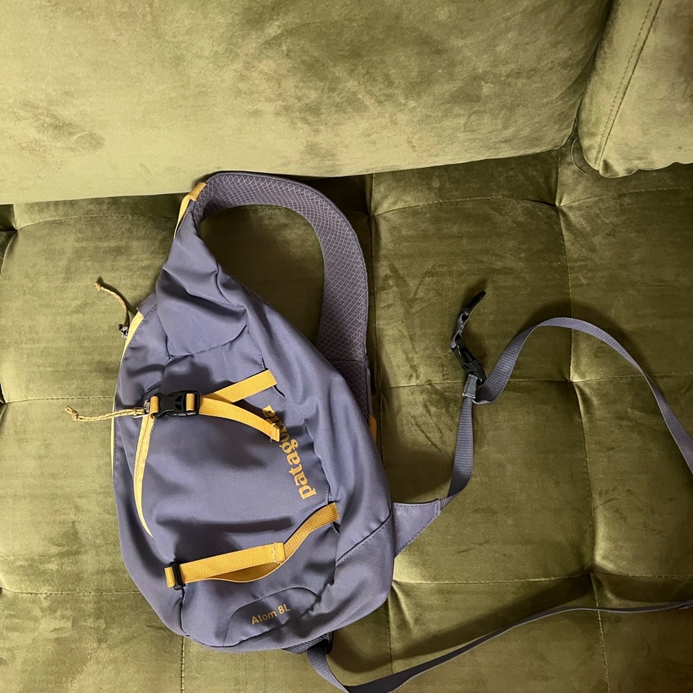Patagonia 8L Atom Sling Gray/Yellow
